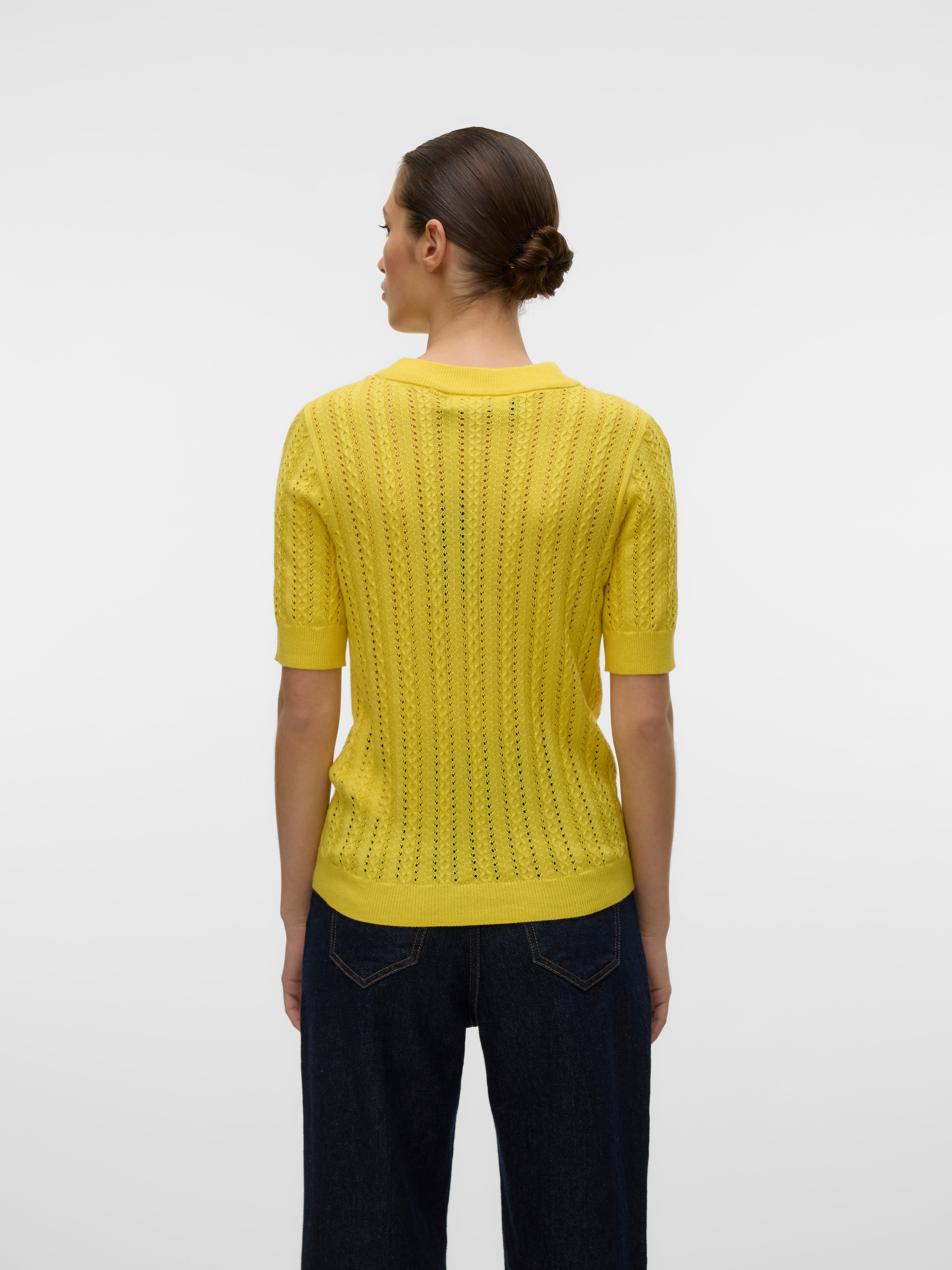 Vero Moda Strickpullover Gelb Damen Pullover Curry Curry Farbe