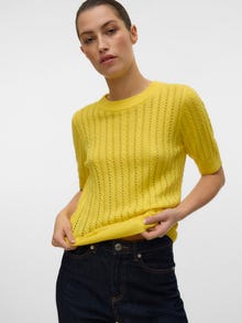 Vero Moda VMMORENA Pullover -Lemon Drop - 10321893
