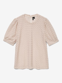 Vero Moda VMBECCA Top -Pumice Stone - 10321907