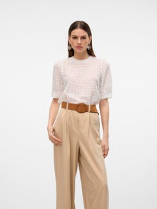 Vero Moda VMBECCA Top -Snow White - 10321907