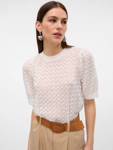 Vero Moda VMBECCA Top -Snow White - 10321907