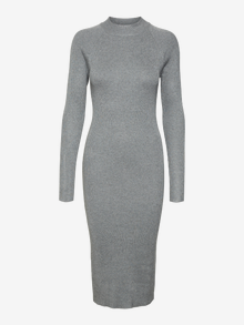 Vero Moda VMWILLOW Long dress -Medium Grey Melange - 10321939