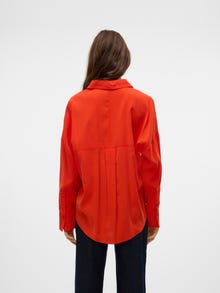 Vero Moda VMKIA Shirt -Fiery Red - 10321946