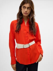 Vero Moda VMKIA Shirt -Fiery Red - 10321946