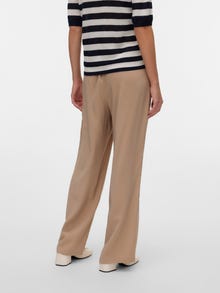 Vero Moda VMKIA Vidutinio aukščio juosmuo Kelnės -Silver Mink - 10321947