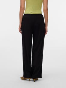 Vero Moda VMKIA Vidutinio aukščio juosmuo Kelnės -Black - 10321947