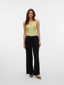 Vero Moda VMKIA Vidutinio aukščio juosmuo Kelnės -Black - 10321947
