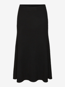 Vero Moda VMWILLOW Mid waist Midi skirt -Black - 10321953
