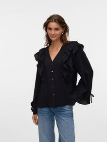 Vero Moda VMKAUSA Skjorte -Black - 10321963