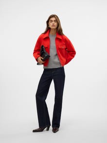 Vero Moda VMFORTUNEFREJ Jacket -Fiery Red - 10321977