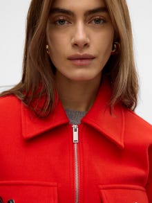 Vero Moda VMFORTUNEFREJ Jacket -Fiery Red - 10321977