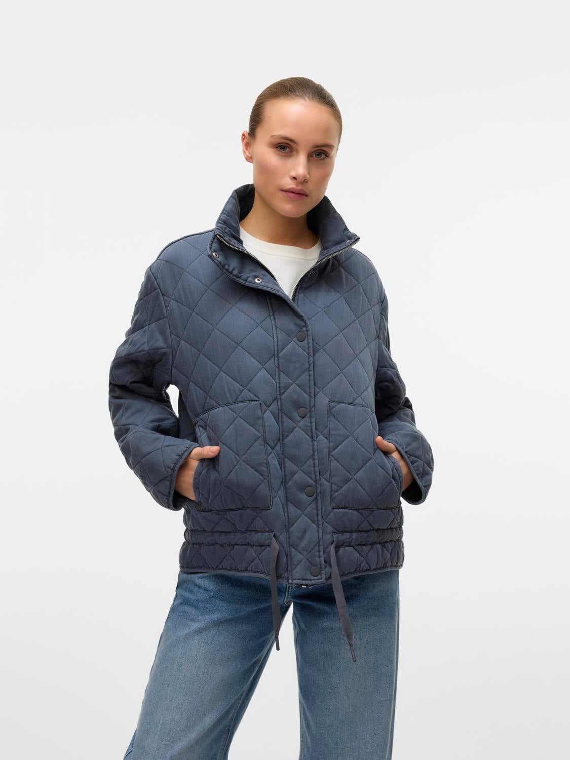 ジャケット・アウター POLYPLOID 19FW Stand Collar Coat High stand-up collar Jacket | Dark Grey | Vero Moda®