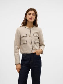 Vero Moda VMFORTUNEBAND Jacket -Oatmeal - 10321985