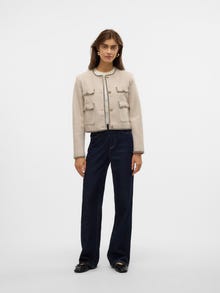 Vero Moda VMFORTUNEBAND Jacket -Oatmeal - 10321985