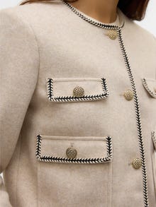 Vero Moda VMFORTUNEBAND Jacket -Oatmeal - 10321985