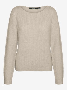 Vero Moda VMNOVAH Pullover -Oatmeal - 10322032