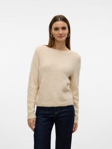 Vero Moda VMNOVAH Pullover -Oatmeal - 10322032