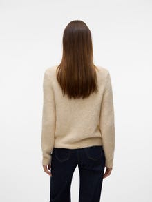 Vero Moda VMNOVAH Pullover -Oatmeal - 10322032