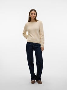 Vero Moda VMNOVAH Pullover -Oatmeal - 10322032