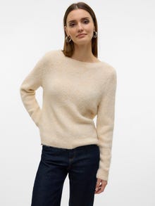Vero Moda VMNOVAH Pullover -Oatmeal - 10322032