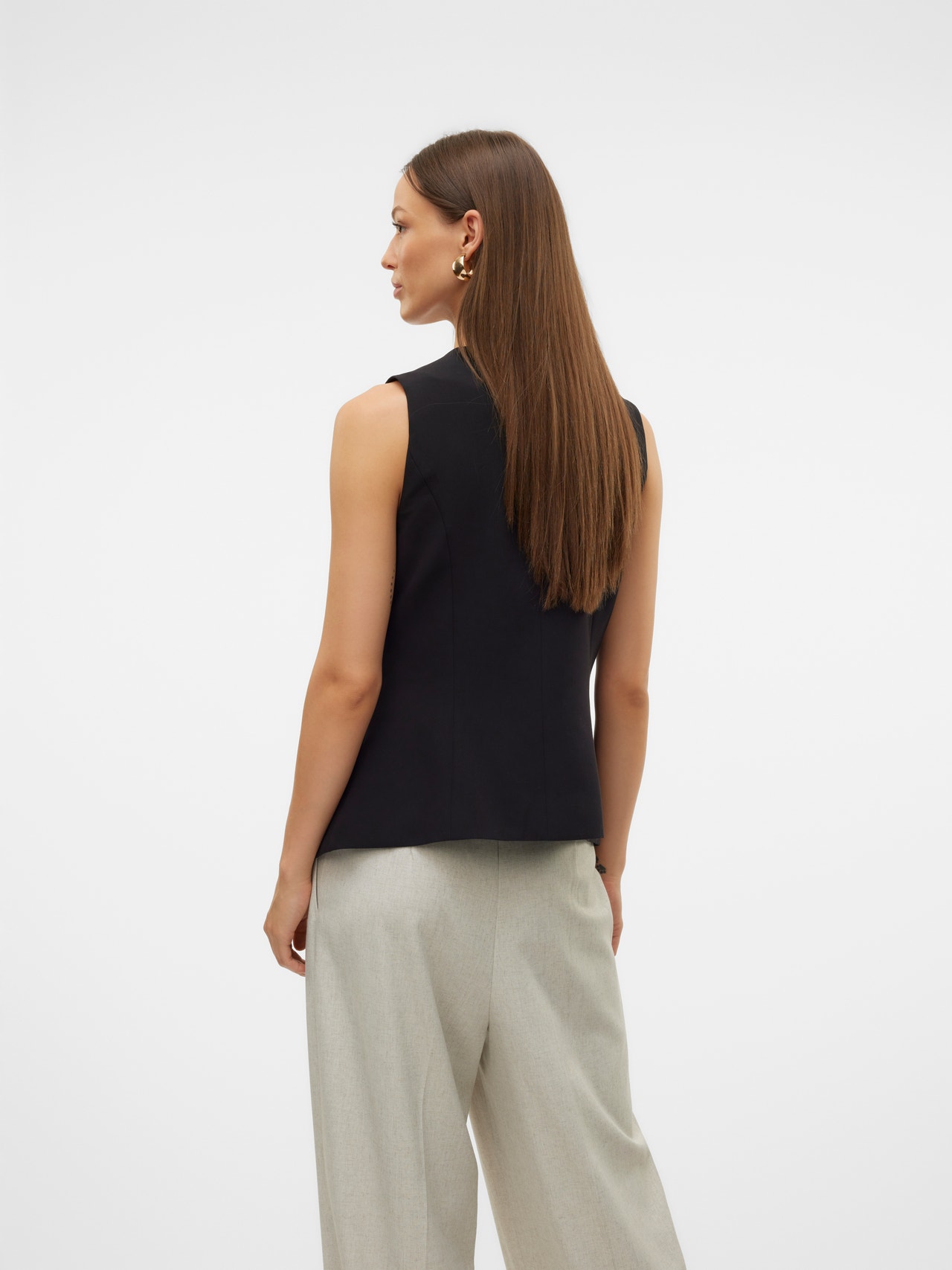 Vero Moda VMOCEANNA Prilagođeni prsluk -Black - 10322040