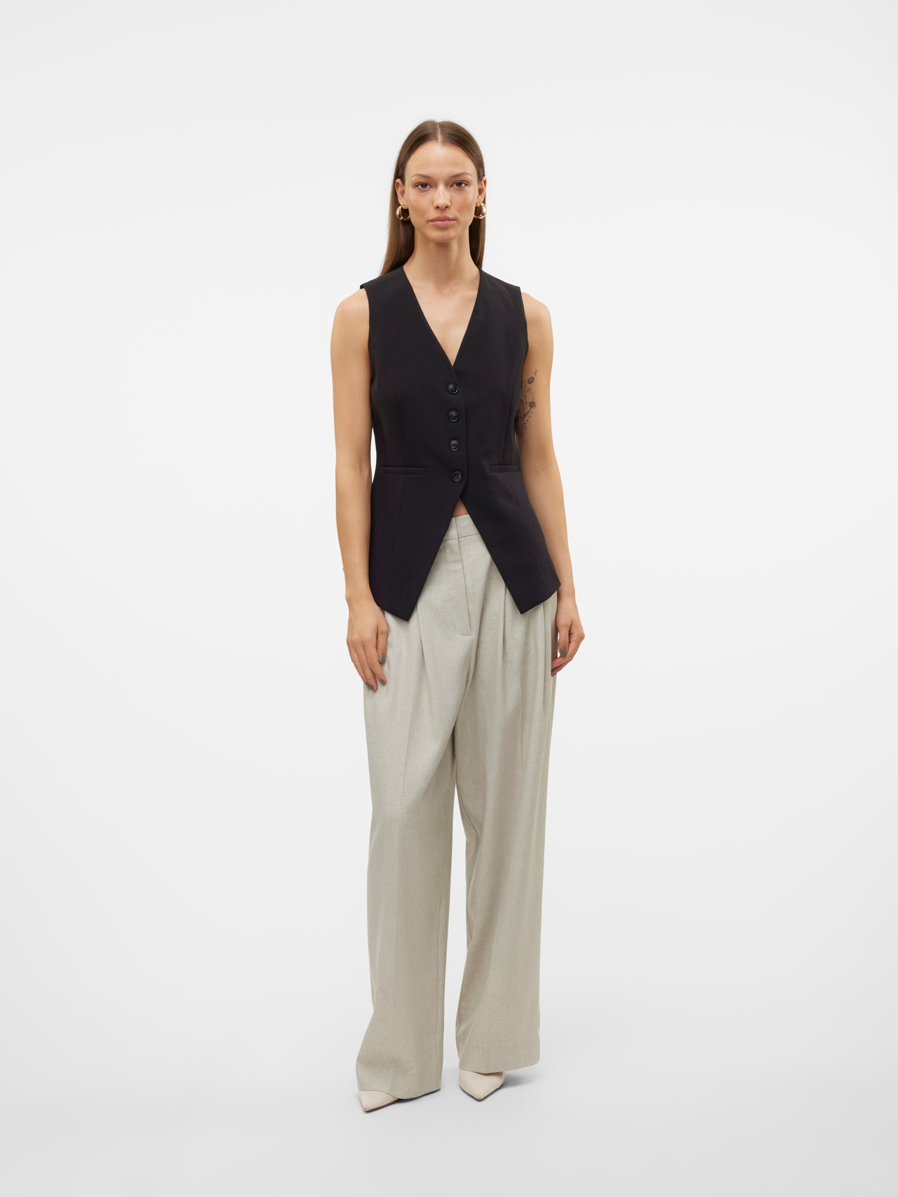 Vero Moda VMOCEANNA Prilagođeni prsluk -Black - 10322040