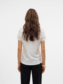 Vero Moda VMVIVA T-Shirt -Snow White - 10322077