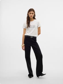Vero Moda VMVIVA T-Shirt -Snow White - 10322077