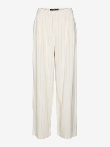 Vero Moda VMMINDY Vita media Pantaloni -Oatmeal - 10322125