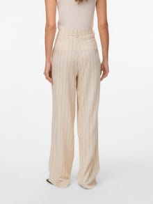 Vero Moda VMMINDY Vita media Pantaloni -Oatmeal - 10322125