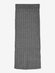 Vero Moda AWLORELLA Cintura alta Saia Longa -Medium Grey Melange - 10322126