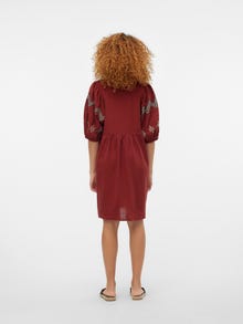 Vero Moda VMCLOE Short dress -Fired Brick - 10322163