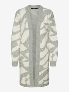 Vero Moda VMMILLA Strickjacke -Light Grey Melange - 10322176