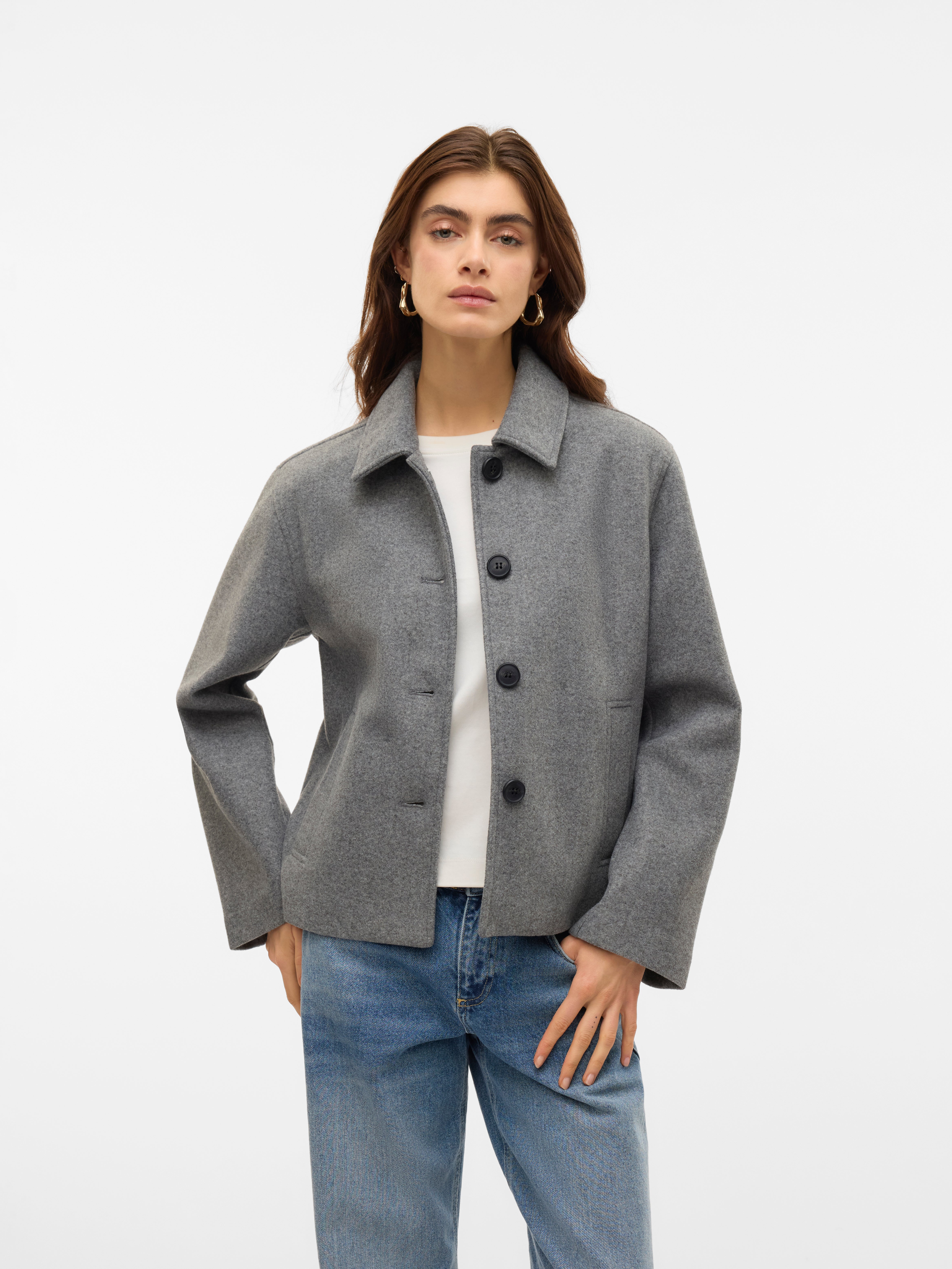 VMFORTUNEMIE Jacket | Medium Grey | Vero Moda®