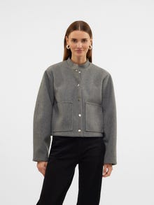Vero Moda VMFORTUNECAROL Kurtka -Medium Grey Melange - 10322183