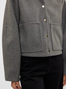 Vero Moda VMFORTUNECAROL Kurtka -Medium Grey Melange - 10322183