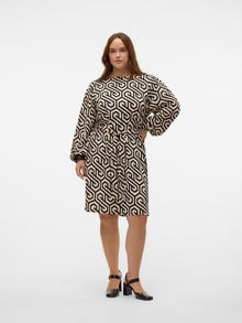 Vero Moda VMCMERVE Kort kjole -Birch - 10322216