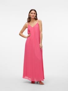 Vero Moda VMBITTEN Vestito lungo -Fandango Pink - 10322238