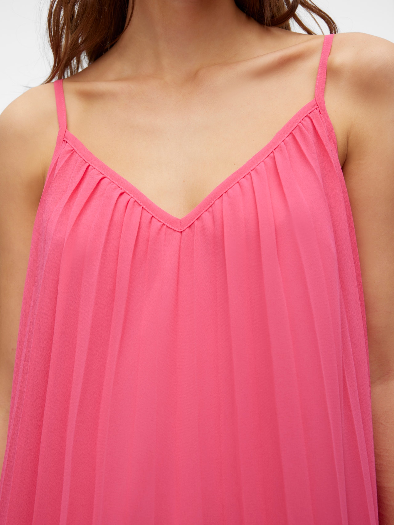 Vero Moda VMBITTEN Lang kjole -Fandango Pink - 10322238