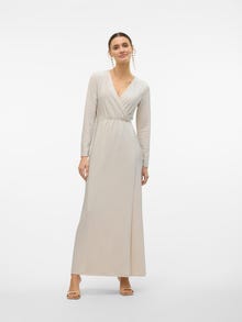 Vero Moda VMTRACY Lång klänning -Buttercream - 10322279