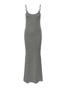 Vero Moda VMSHARON Lange jurk -Light Grey Melange - 10322285
