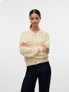 Vero Moda VMETTA Knit Cardigan -Birch - 10322295