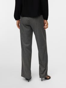 Vero Moda VMBERLIN Vidutinio aukščio juosmuo Kelnės -Medium Grey Melange - 10322357