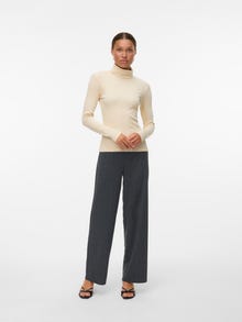 Vero Moda VMBERLIN Mid waist Trousers -Black - 10322357