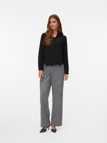 Vero Moda VMBERLIN Mid waist Trousers -Black - 10322357