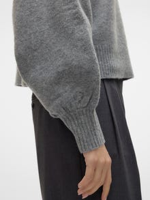 Vero Moda VMZELDA Pullover -Medium Grey Melange - 10322365