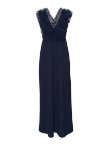 Vero Moda VMFIE Lang kjole -Evening Blue - 10322381