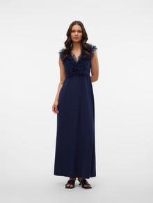 Vero Moda VMFIE Lange jurk -Evening Blue - 10322381