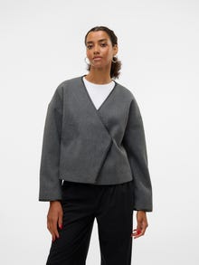 Vero Moda VMCHERRY Lekka kurtka -Dark Grey Melange - 10322386