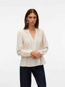 Vero Moda VMLOUISE Topp -Birch - 10322435
